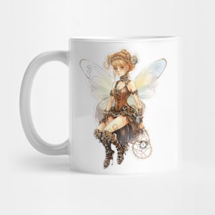 Watercolor Steampunk Fairy Girl #3 Mug